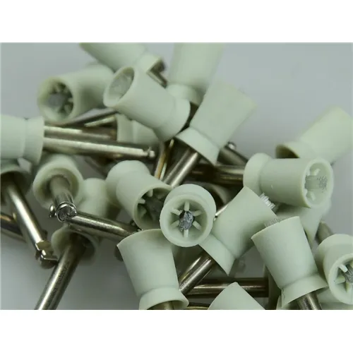 KERR DISPOSABLE PROPHY CUPS HARD + NYLON BRUSH WHITE 9009/30 (30st)
