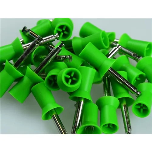 KERR DISPOSABLE PROPHY CUPS HARD RA WEBBED FOREST GREEN 9011/120 (120st)