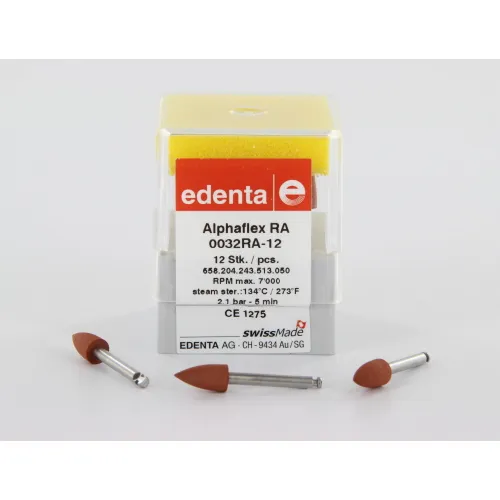 EDENTA ALPHAFLEX RA POLIJSTRUBBERS POINTS BROWNIES NR.0032 (12st)