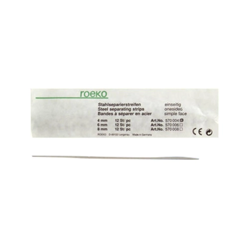 ROEKO SCHUURSTRIPS 4mm ENKELZIJDIG (12st) NR.570004