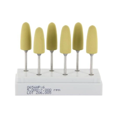 EDENTA HP EXA-TECHNIEKRUBBERS NR.0654 GEEL (6st)