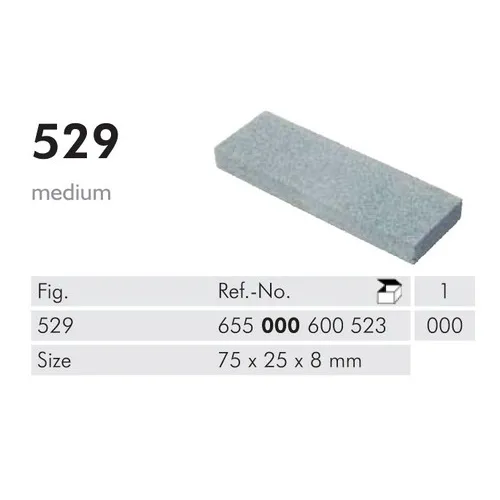 MEISINGER SLIJPSTEEN CARBORUNDUM MEDIUM NR.529