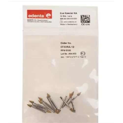 EDENTA RA EXA SPECIAL POLIJSTPOINTS MINI BEIGE NR.0733 (12st)