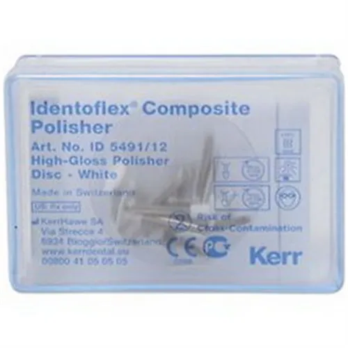 IDENTOFLEX POLIJSTCUPS COMPOSIET HOOGGLANS RA NR.5491 (12st)