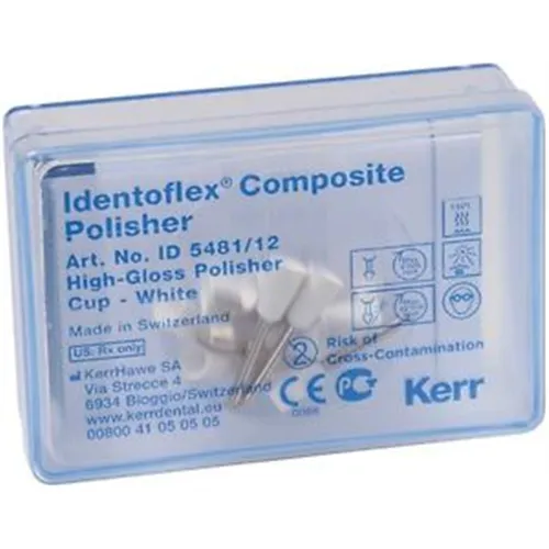 IDENTOFLEX RA POLIJSTCUPS COMPOSIET HOOGGLANS NR.5481 (12st)