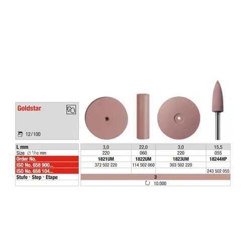 EDENTA HP GOLDSTAR FLAME ROZE 18244/055 (12st)