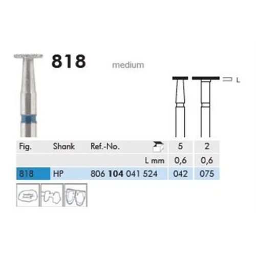 MEISINGER HP DIAMANT WIEL 818/075 (2st)