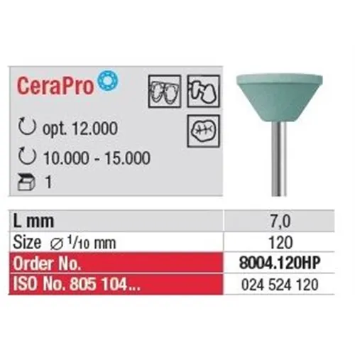 EDENTA HP CERAPRO CUP 8004/120 (1st)
