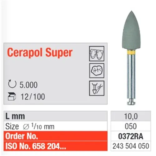 EDENTA CERAPOL SUPER POLIJSTPOINTS NR.0372-RA (10st)
