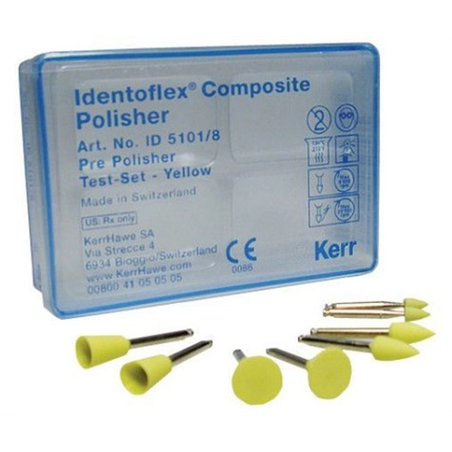 IDENTOFLEX VOORPOLIJST DISCS COMPOSIET RA GEEL NR.5091 (12st)