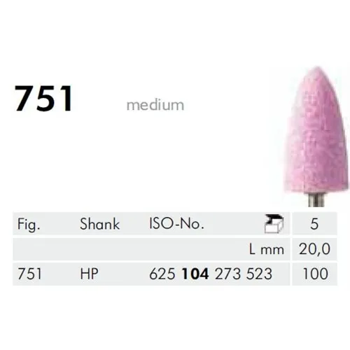 MEISINGER HP TECHNIEKKEGEL 751/100 (5st)