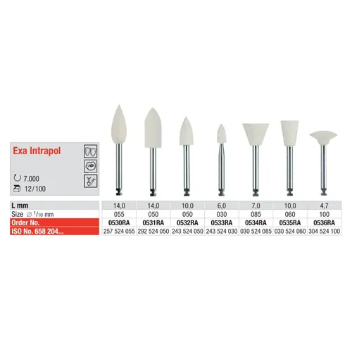 EDENTA RA EXA-INTRAPOL TECHNIEKRUBBERS NR.0532 (12st)