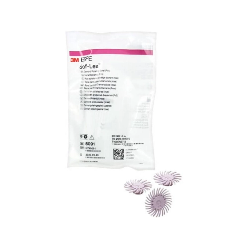 3M SOFLEX POLISHING SPIRAL REFILL PINK (15st)
