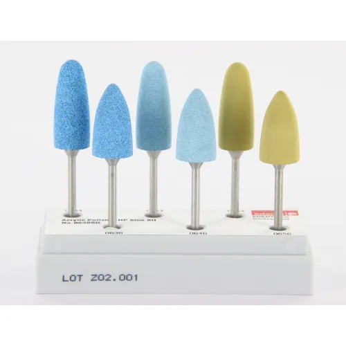 EDENTA ACRYLAAT POLIJSTSET KIT NR.630SO (6st)