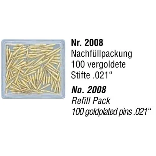 EDENTA RETOPIN GOLD STIFT REFILL .021 NR.2008 (100st)