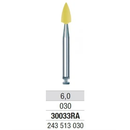 EDENTA CERAGLOSS POLISHER NR.30033RA GEEL (6st)