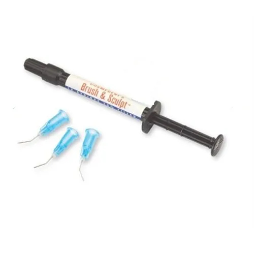 COSMEDENT BRUSH & SCULPT DENTAL COMPOSITE WETTING AGENT SYRINGE (1gr/3 tips 22G)