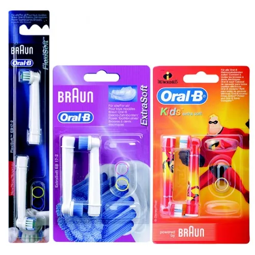 ORAL-B OPZETBORSTELS FOR KIDS CARS/MICKEY/PRINCESS EB10K (2st)