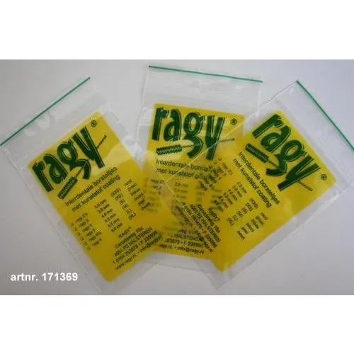 RAGY INTERDENTAALBORSTELS GRIPZAKJES (50st)