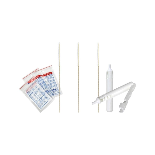 LACTONA INTERDENTAL CLEANERS XX-SMALL LONG 2,5mm GEEL BOX (100st-100 gripzakjes-10 houders)