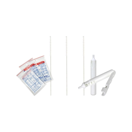 LACTONA INTERDENTAL CLEANERS XXX-SMALL 2mm ZILVER BOX (100st-100 gripzakjes-10 houders)