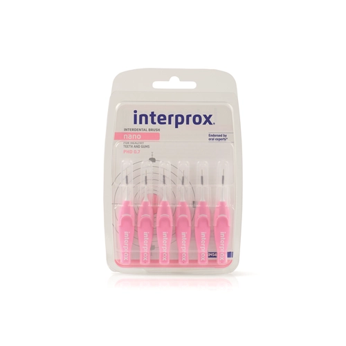 DENTAID INTERPROX NANO PHD 0,7 (0,6mm) ROZE (6st)