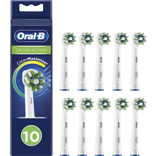 ORAL-B OPZETBORSTELS CROSS ACTION MET CLEANMAXIMISER TECHNOLOGIE (10st)
