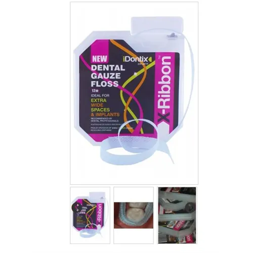 IDONTIX X-RIBBON DENTAL GAUZE FLOSS (12mtr)
