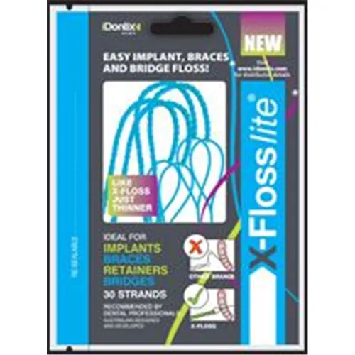 IDONTIX X-FLOSS LITE VOORGEDRAAID (30st)