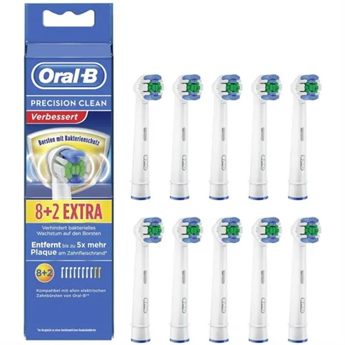 ORAL-B OPZETBORSTELS PRECISION CLEAN EB20-10 (10st)