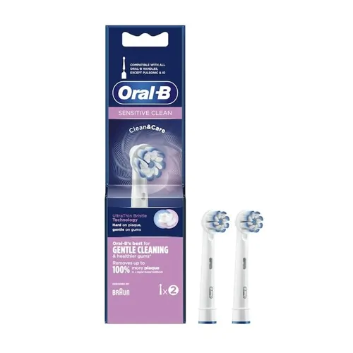 ORAL-B OPZETBORSTELS REFILL EB 17-2 SENSITIVE CLEAN (6x2st)