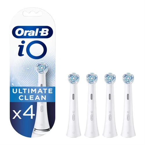 ORAL-B OPZETBORSTELS IO ULTIMATE CLEAN WHITE (4st)