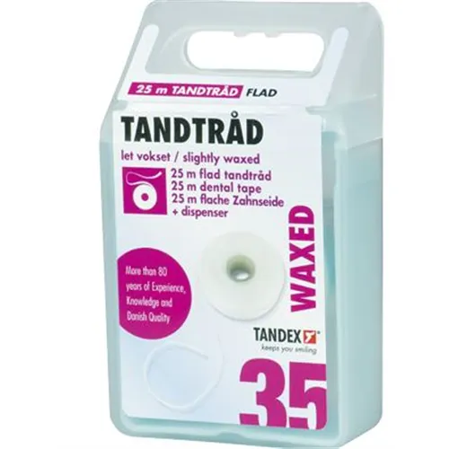 TANDEX ZIJDE TAPE WAXED DISPENSERBOX (25mtr)