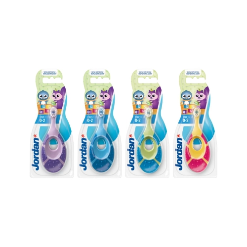 JORDAN STEP 1 TANDENBORSTELS 0-2 jaar (10st)