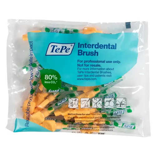TEPE INTERDENTAALBORSTELS EXTRA-ZACHT NR.1 LICHTORANJE 0,45mm (25st)