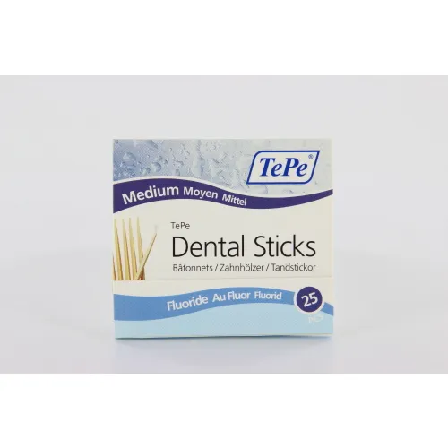 TEPE TANDENSTOKERS MEDIUM MET FLUORIDE MEENEEMVERPAKKING (25st)