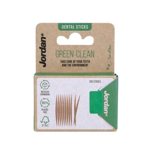 JORDAN GREEN CLEAN TANDENSTOKERS DUN (12x100st)