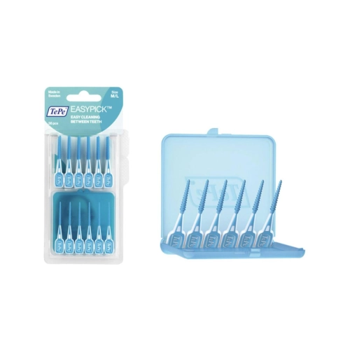 TEPE EASYPICK BLAUW M/L BLISTERVERPAKKING (36st/opbergdoos)
