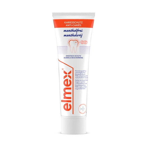 COLGATE PALMOLIVE ELMEX ANTI-CARIËS TANDPASTA MENTHOLVRIJ (12x75ml)