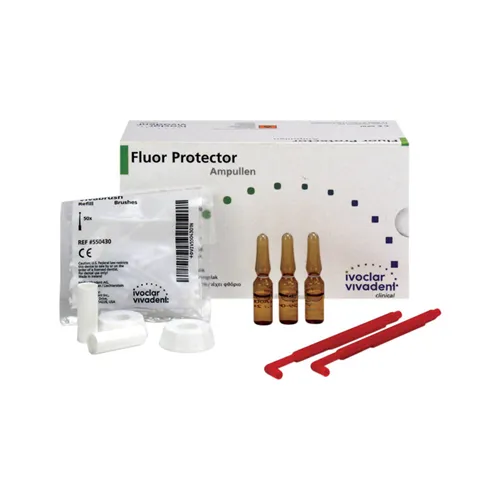 VIVADENT FLUOR PROTECTOR 0.1% AMPULLEN GLAS (50x1ml)