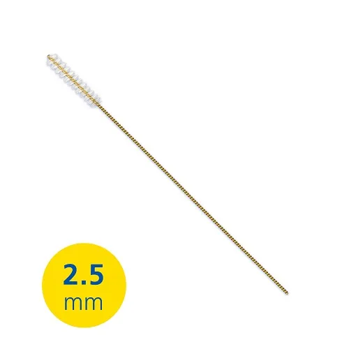 LACTONA INTERDENTAL CLEANERS XXS-SHORT 2,5mm GEEL (12x5st)
