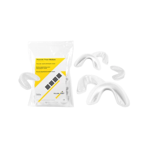 YELLOW POINT FLUORIDE APPLICATIELEPELS MEDIUM WIT (100st)