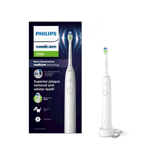 PHILIPS SONICARE 5300 SERIE HX7108/01 ELEKTRISCHE TANDENBORSTEL 1 STAND 1 INTENSITEIT WIT