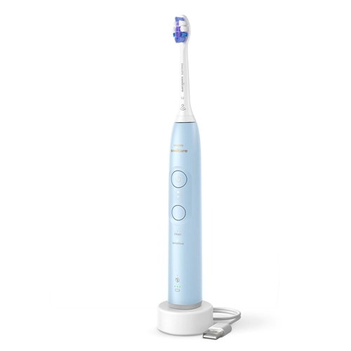 PHILIPS SONICARE 6100 SERIE HX7406/01 ELEKTRISCHE TANDENBORSTEL 2 STANDEN 3 INTENSITEITEN LICHT BLAUW