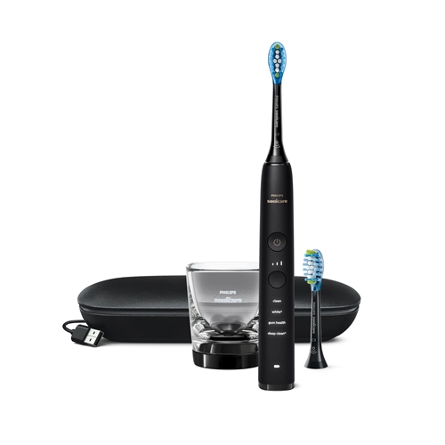 PHILIPS SONICARE DIAMONDCLEAN 9000 SERIE HX9913/18 ELEKTRISCHE TANDENBORSTEL 4 STANDEN 3 INTENSITEITEN ZWART