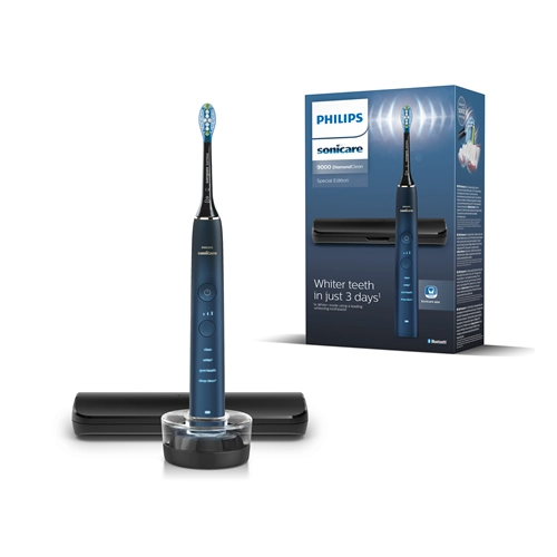 PHILIPS SONICARE DIAMONDCLEAN 9000 SERIE HX9911/88 ELEKTRISCHE TANDENBORSTEL 4 STANDEN 3 INTENSITEITEN AQUA