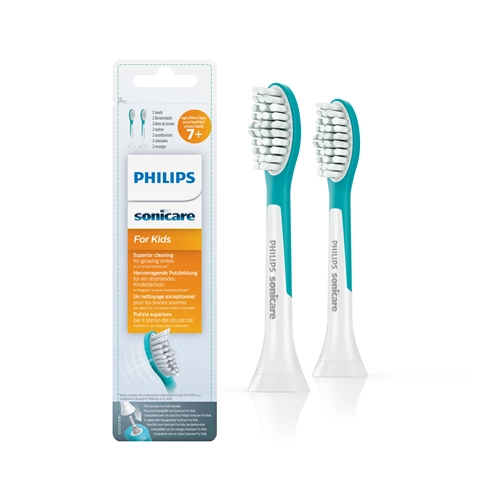 PHILIPS SONICARE REGULAR FOR KIDS HX6042/33 OPZETBORSTEL WIT (2st)