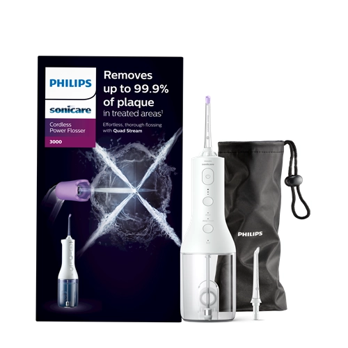 PHILIPS SONICARE POWER FLOSSER 3000 SERIE HX3826/31 ELEKTRISCHE FLOSSER WIT