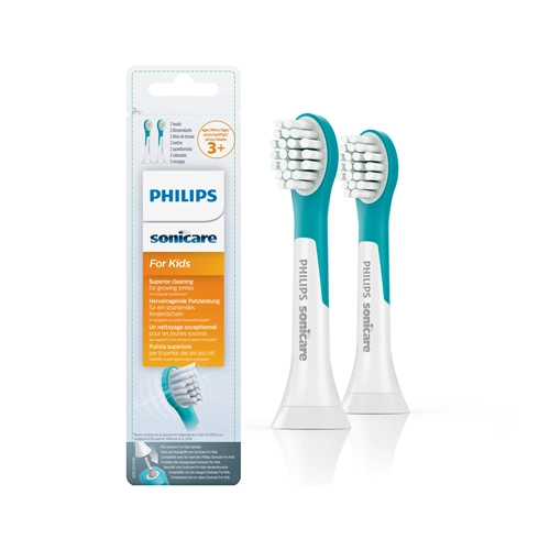 PHILIPS SONICARE COMPACT FOR KIDS HX6032/33 OPZETBORSTEL WIT (2st)