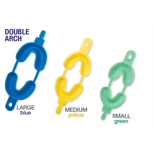PREMIUM PLUS FLUORIDE TRAYS DOUBLE SMALL/GROEN (50st) 7800S